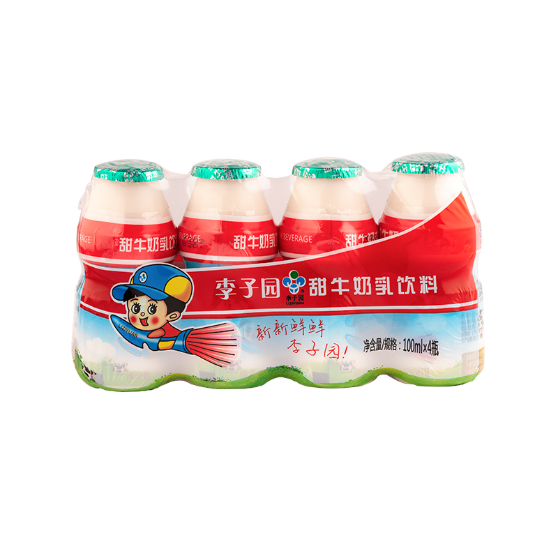 甜牛奶乳饮料，单瓶净含量100ml