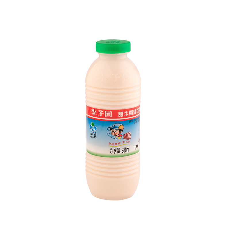 甜牛奶乳饮料，，单瓶净含量280ml