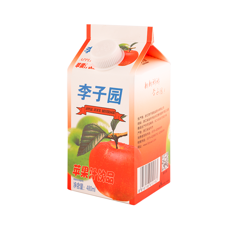 苹果汁饮品，单盒净含量480ml