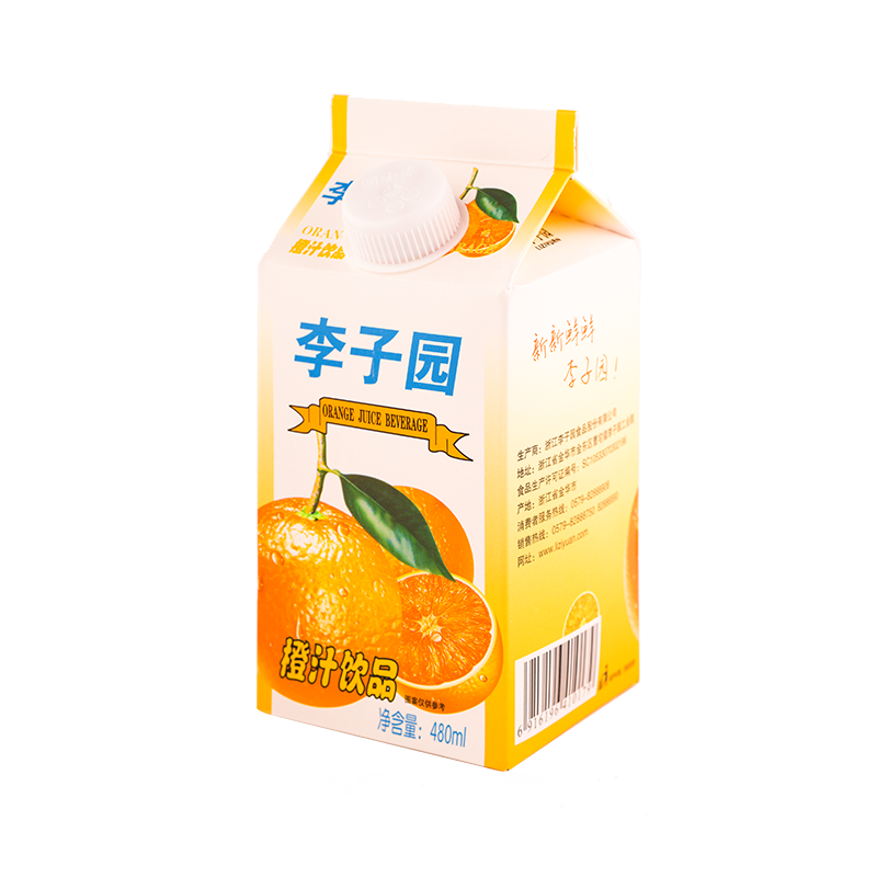 橙汁饮品，单盒净含量480ml